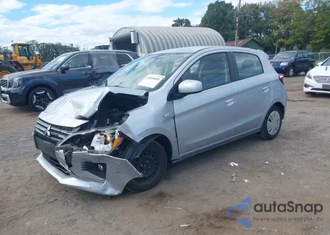 2021 Mitsubishi Mirage Carbonite Edition/Es/Le z USA, uszkodzony, nr VIN ML32AUHJ8MH012062